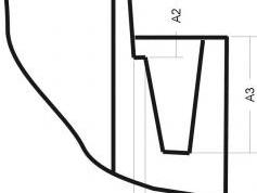 Ozarovac pre stredove anteny Kovosat v reze