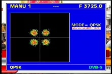 Insat 4B at 93.5 E_3 725 H DD HD in the packet DD Doordarshan-constellation diagram of the date 24.7.2010-w